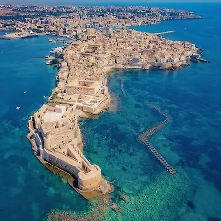 5e Charme-sea And Ortigia View-whirlpool Roof Terrace Villa