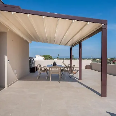 5e Charme-sea And Ortigia View-whirlpool Roof Terrace Villa Syracuse